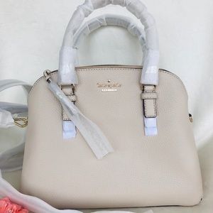New Kate Spade Jackson Street soft Porcelain Bag